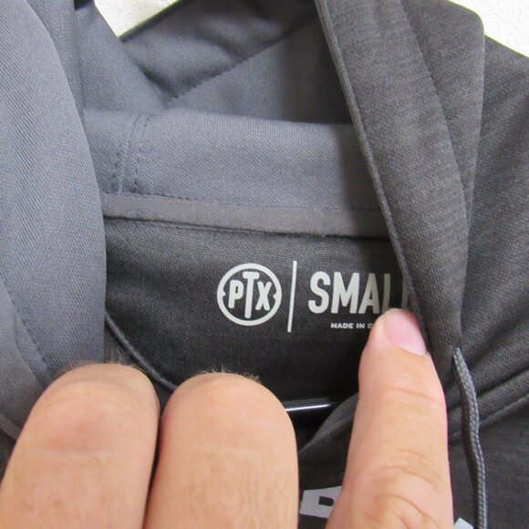 NWOT Kinze Black Fleece Hoodie Sweatshirt PTX Small - Picture 3 of 4